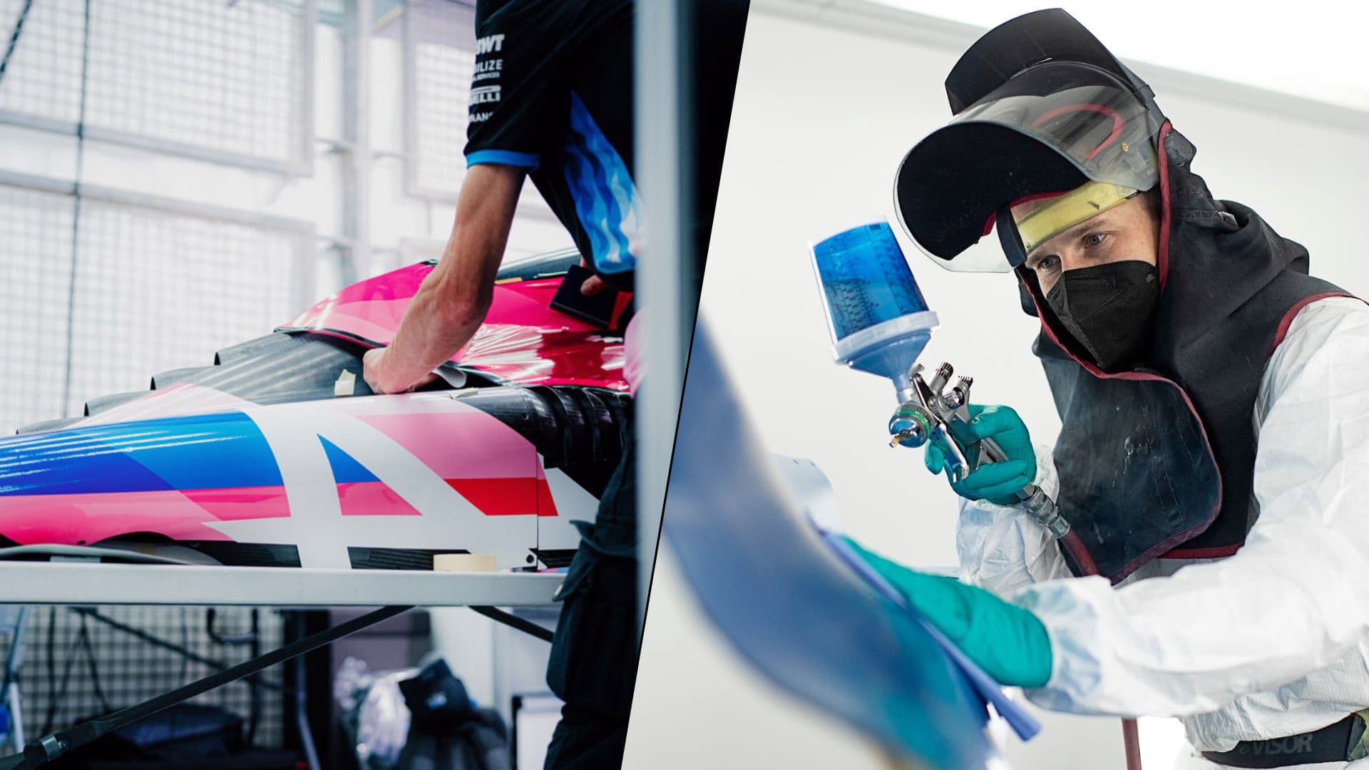 INSIGHT: How do you paint a Formula 1 car?