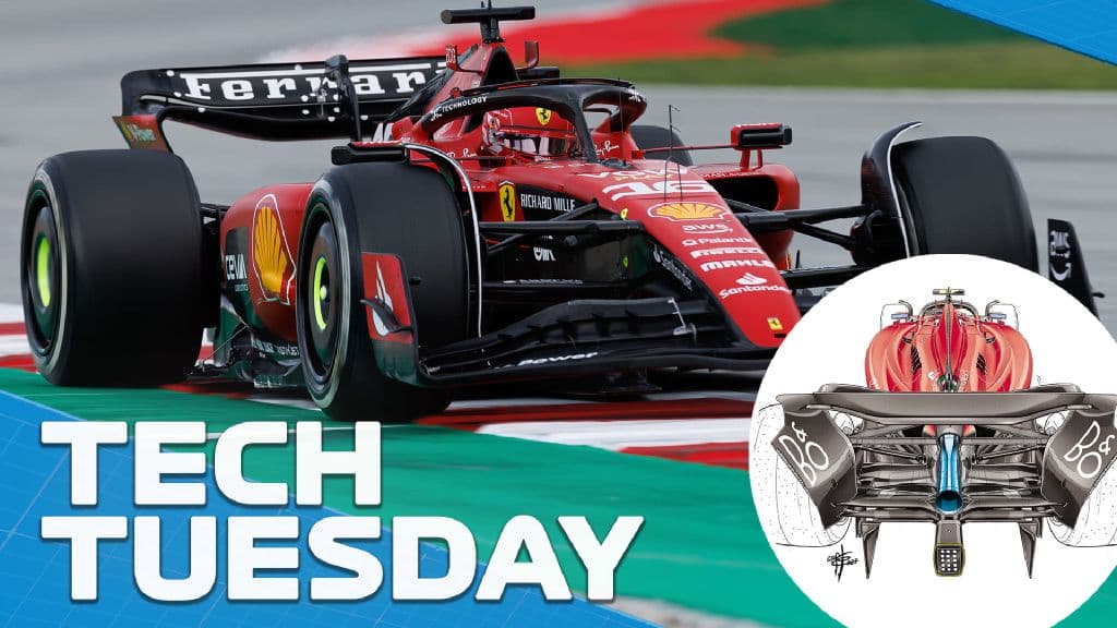 TECH TUESDAY: How Ferrari's bodywork upgrade is designed to address the car's inconsistency | Formula 1®